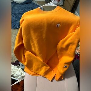 Champion bright orange pullover